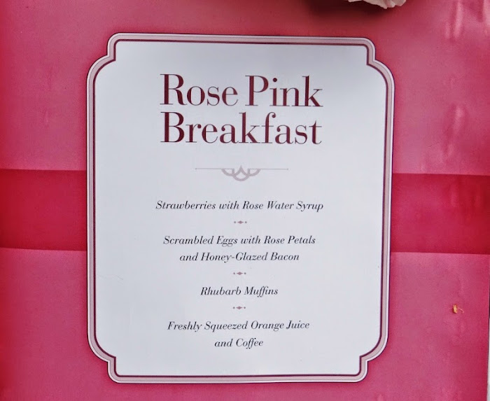 ...a quiet life... rose pink breakfast