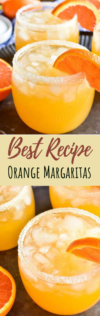 Orange Margaritas #cocktail #smoothie