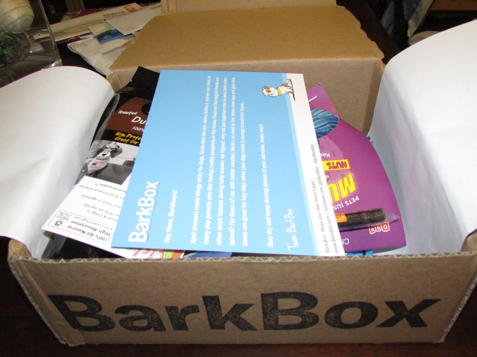 My Rotten Dogs: April 2013 BarkBox Review