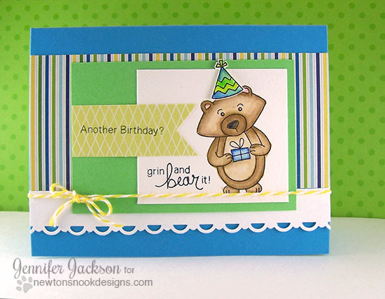 Winston's Birthday | Bear Birthday Cards | Newton's Nook Designs