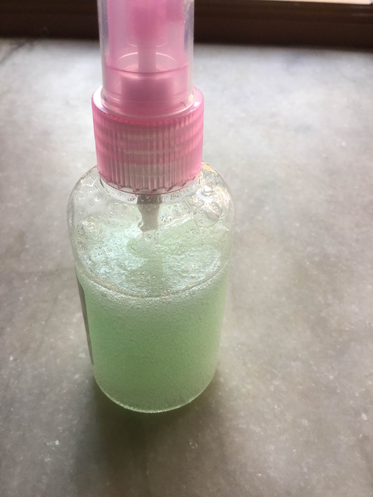 diy toner aloe vera