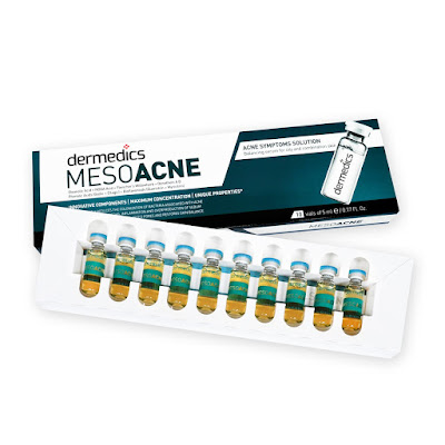 MESOACNE is a serum designed for oily and combination skin with a tendency to pimples, blackheads and whiteheads. Ideal soothing solution for irritated skin with acne problems and post-acne pigmentation.