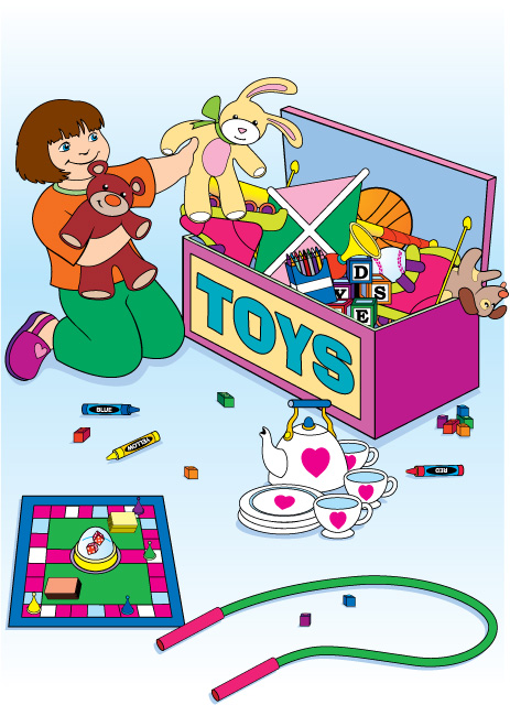 clean up toys clipart free - photo #2