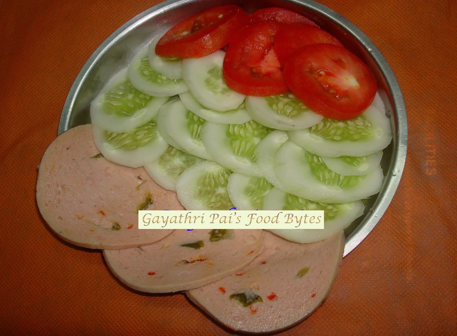 Gayathri Pai's Food Bytes Chicken MortadellaCheese PavSandwhich.