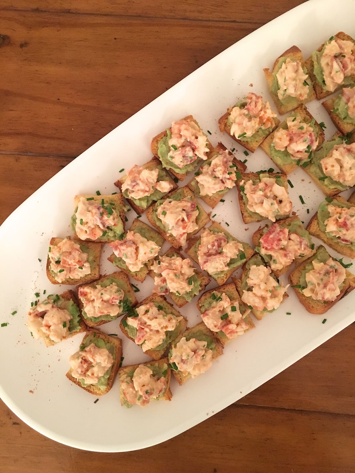 siriously delicious Lobster Toasts with Avocado