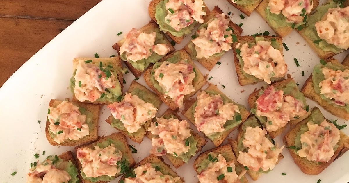 siriously delicious Lobster Toasts with Avocado