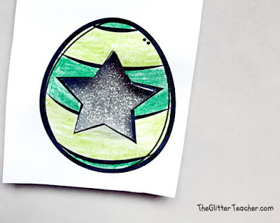 Recortables y banderines de pascua para decorar y colgar en el aula de inglés de educación infantil y primaria