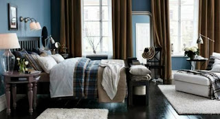 Dormitorios en marrón y azul - Ideas para decorar dormitorios