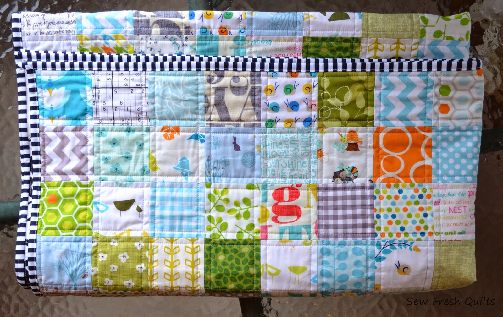 Sew Fresh Quilts A Custom Order Baby Boy Quilt