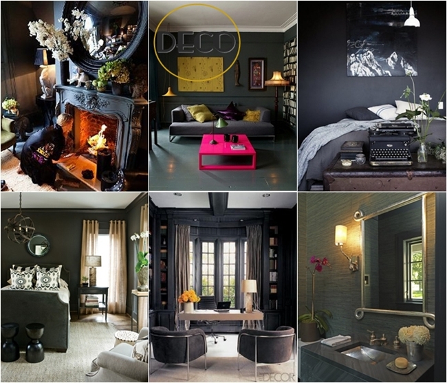 gray color inspiration in home decor, gray home ideas