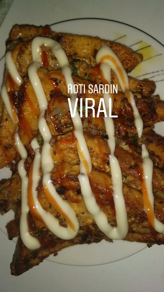 RESEPI ROTI SARDIN VIRAL