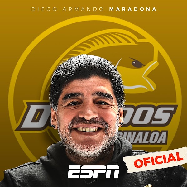 Oficial: Dorados de Sinaloa, Maradona nuevo entrenador