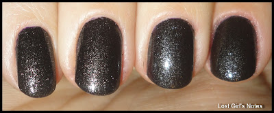 pupa 905 nail polish black shimmer