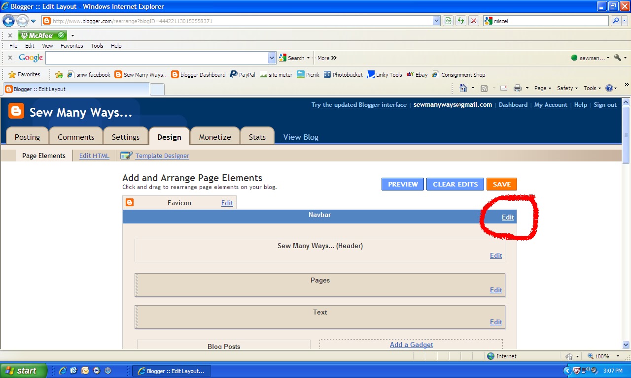 Sew Many Ways... Blog Buddy...What Is Navbar and How To Change The Color