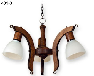 VO Iluminación: Arañas en Madera