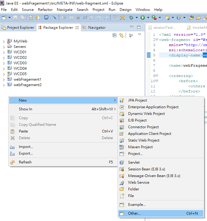 [Java] Web Fragement Project | 傑特_資訊手札