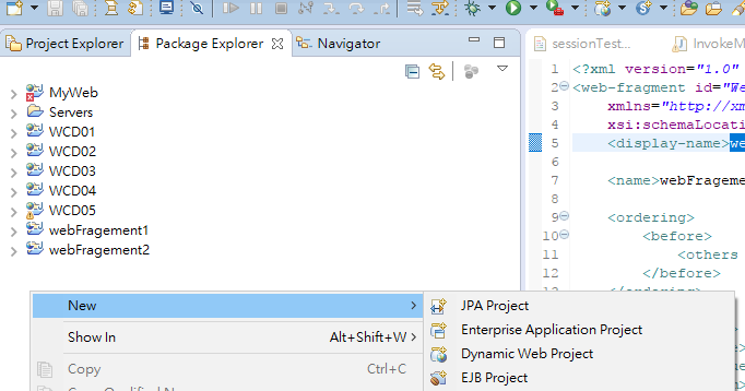 [Java] Web Fragement Project | 傑特_資訊手札