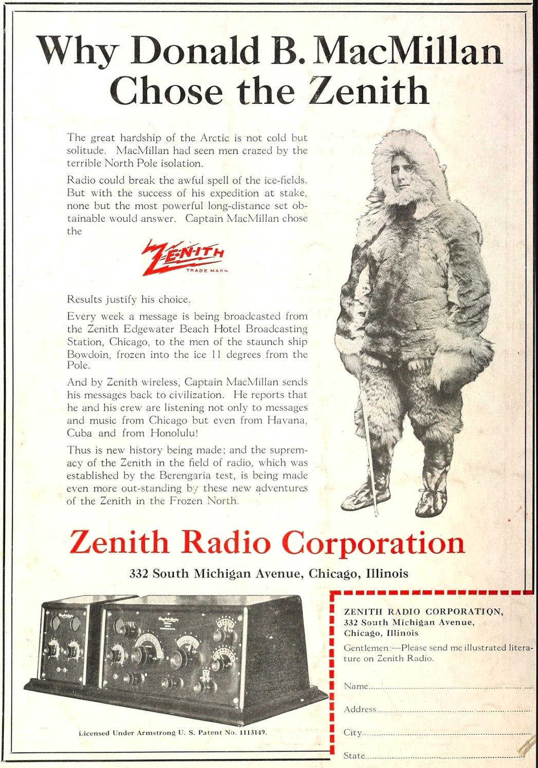 E P I S T E M O P H I L I A Zenith Radios in the Arctic