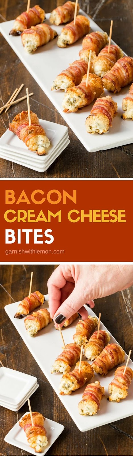 Bacon Cream Cheese Bites Recipe Girls Dishes
