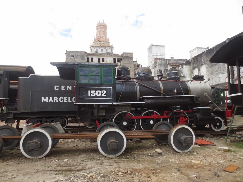 Cuban Cigars, Culture & Lifestyle Train Junkyard (Havana) Jan.2014