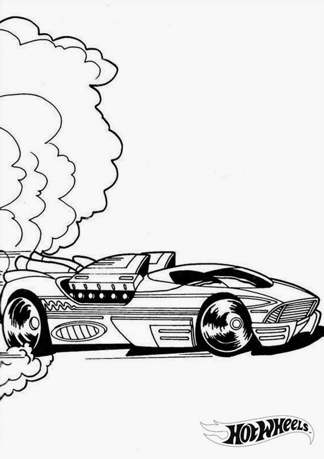 Hot Wheels Coloring Pages 34
