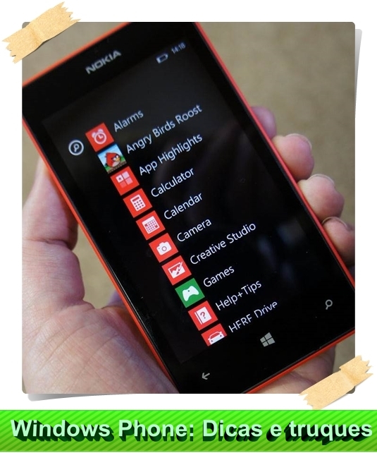 Dicas e truques para Windows Phone