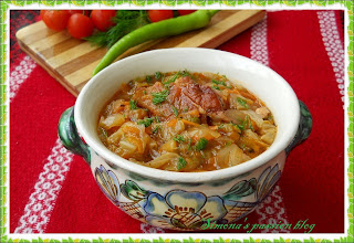 Varza cu costita afumata