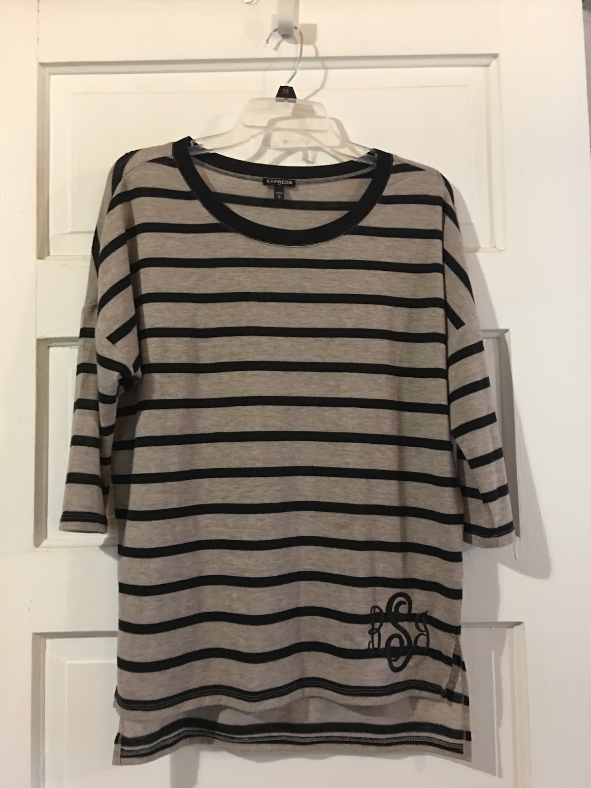 Marla, Plain and Small Monogrammed Express Shirt