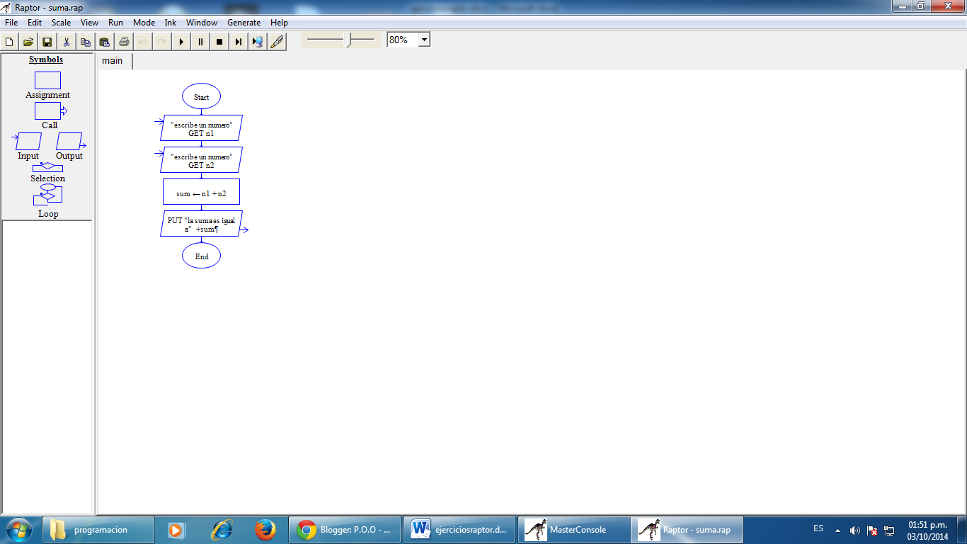 P.O.O: sumas de RAPTOR Y DFD