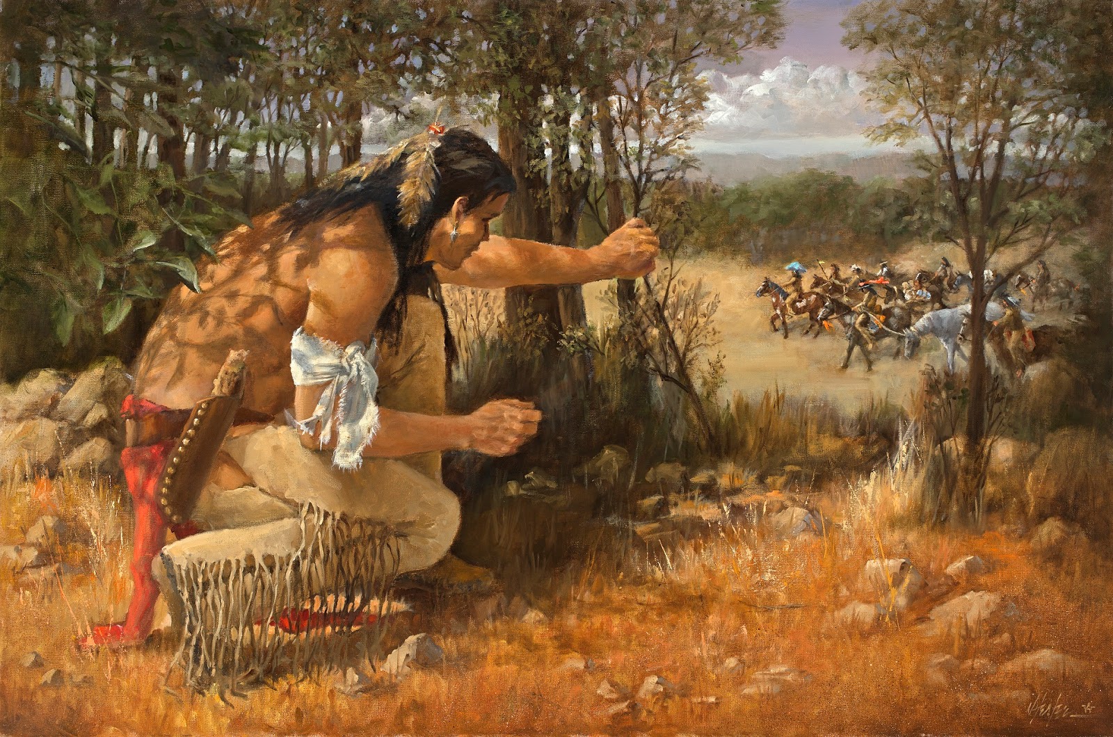 J.R. Mooney Galleries of Fine Art Tonkawa Reprisal by Jay Hester