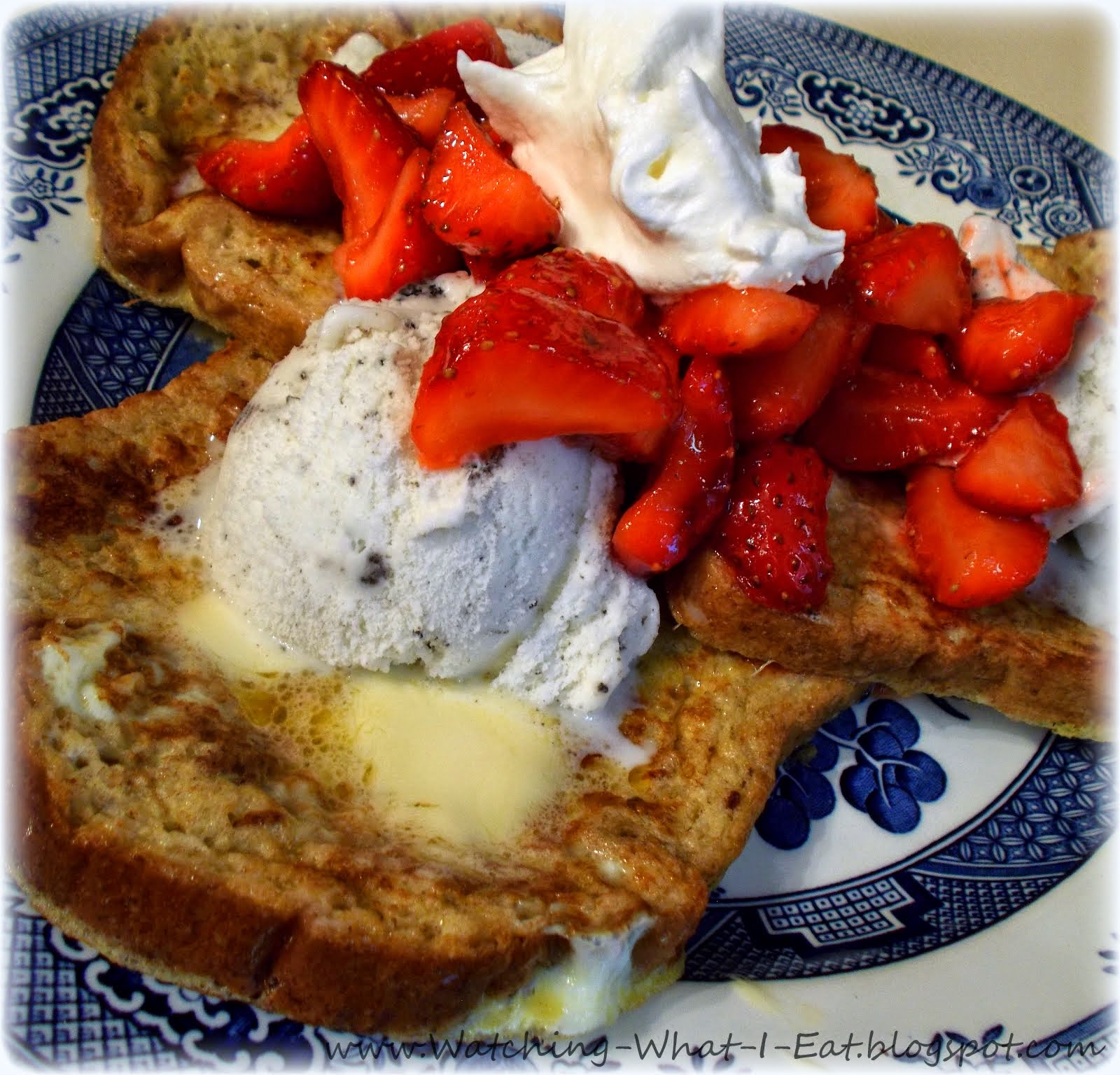 Watching What I Eat Strawberry French Toast Deluxe