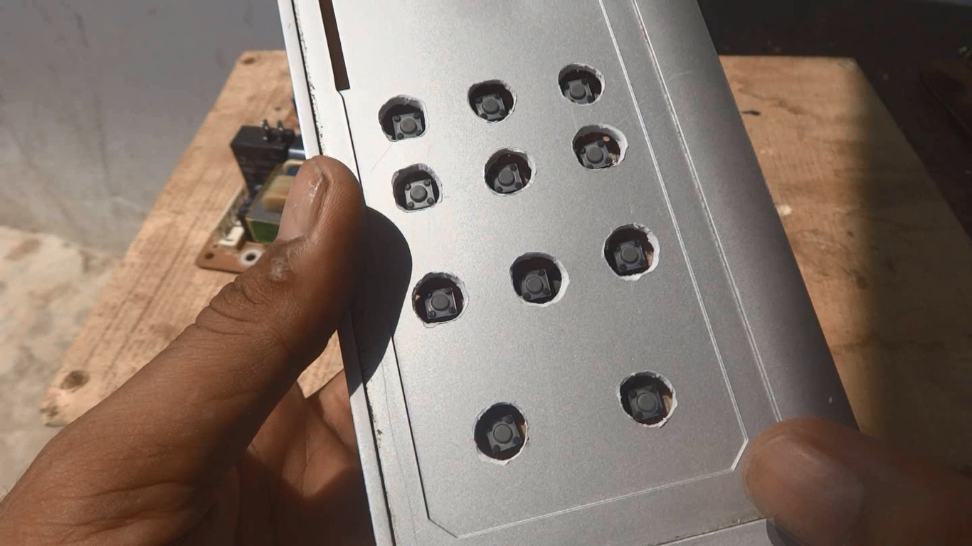 Microwave oven front panel keypad repair and modification Technology