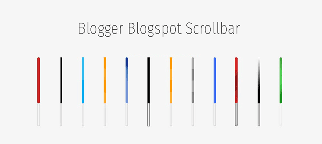 Blogger blogspot scrollbar