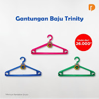 Dusdusan Gantungan Baju Trinity (Set of 24) ANDHIMIND