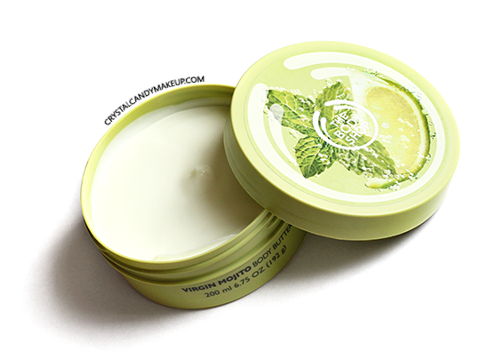 The Body Shop Virgin Mojito Collection Review Body Butter