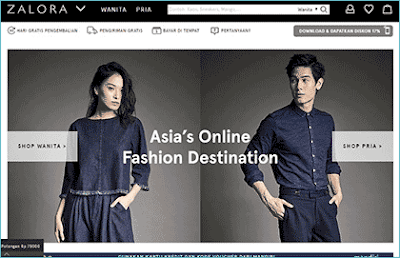 bayar ditempat zalora