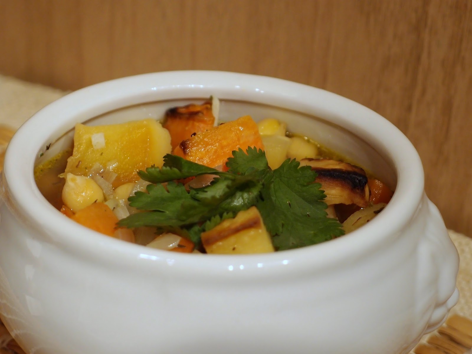 The VegHog Chickpea and roasted root vegetable hotpot