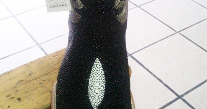 botas cuadradas de mantarraya