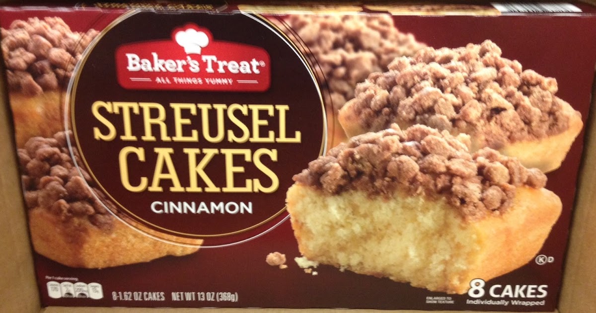 Baker's Treat Cinnamon Streusel Snack Cakes (Aldi)