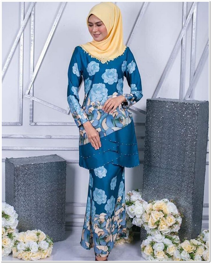 Aneka Model Baju Kurung Modern Cantik Terbaru Untuk Pesta