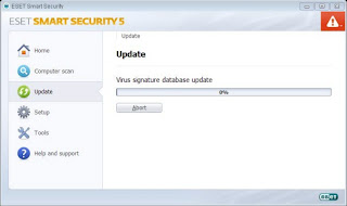 ESET SMART SECURITIES Antivirus Update - Virus signature database update