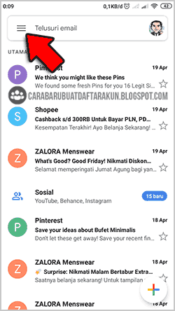 3+ Cara Melihat Alamat Email Gmail Sendiri di Hp Android - Cara Baru