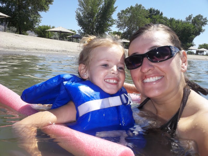 Two Camo Princesses and our Prince Charming Willard Bay Jet Skiing