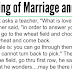 Meaning of Marriage and Love