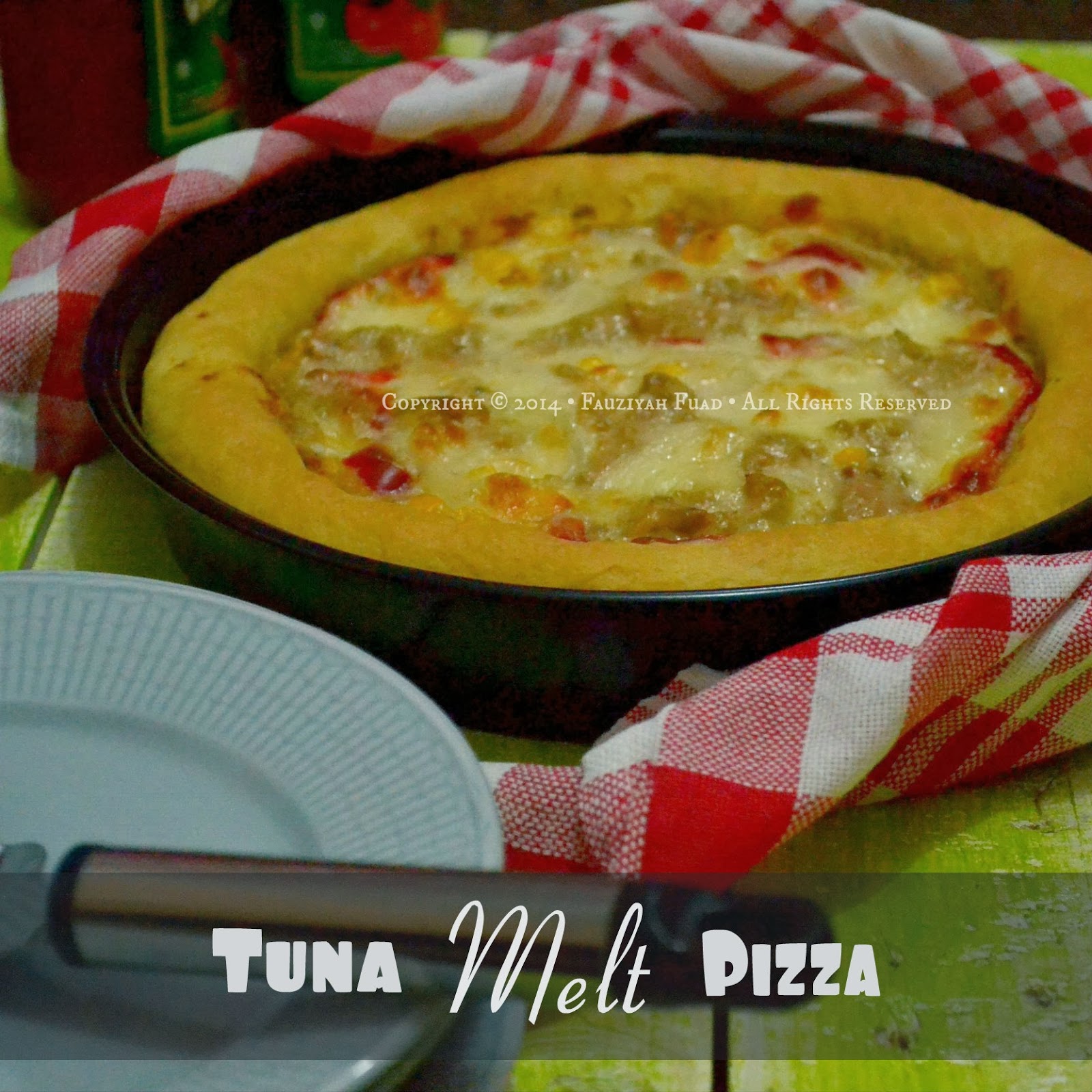 from my little kitchen Tuna Melt Pizza [Homemade]