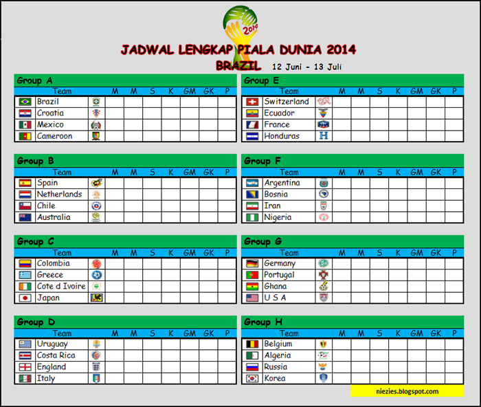 Jadwal sepak bola hari ini