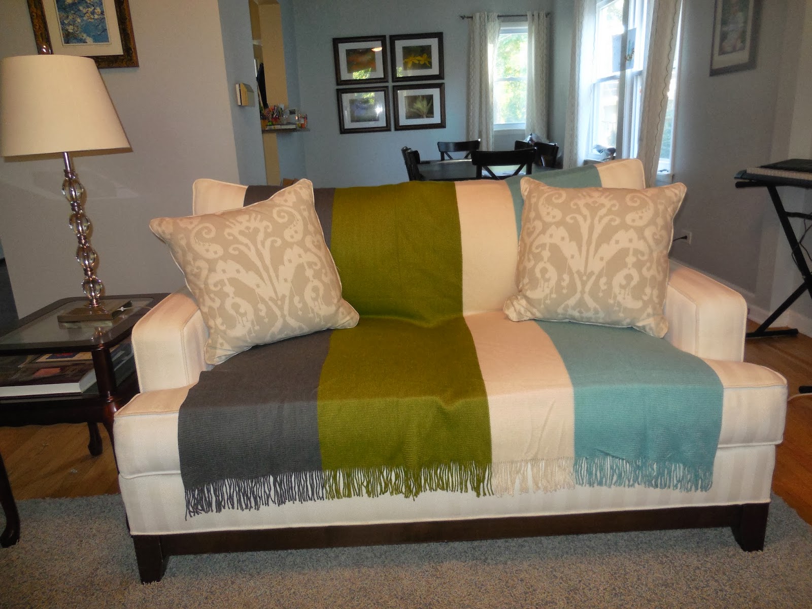 Improvement List Find a Way to Keep a White Couch Clean