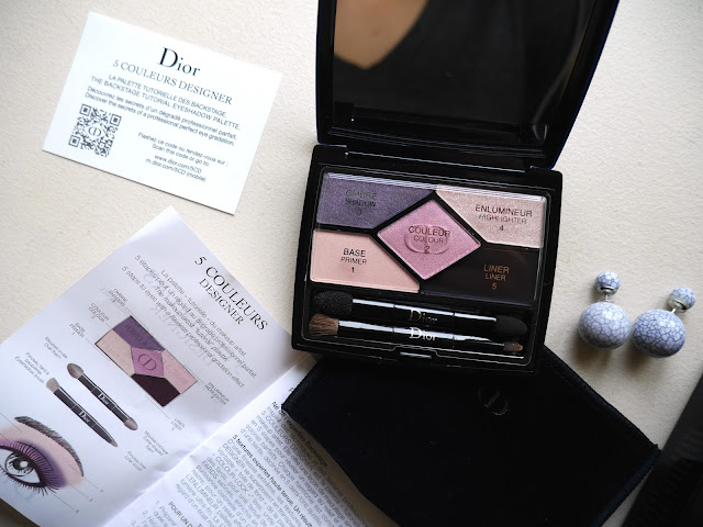 Dior 5 Couleur Designer 808 Purple Design swatch review
