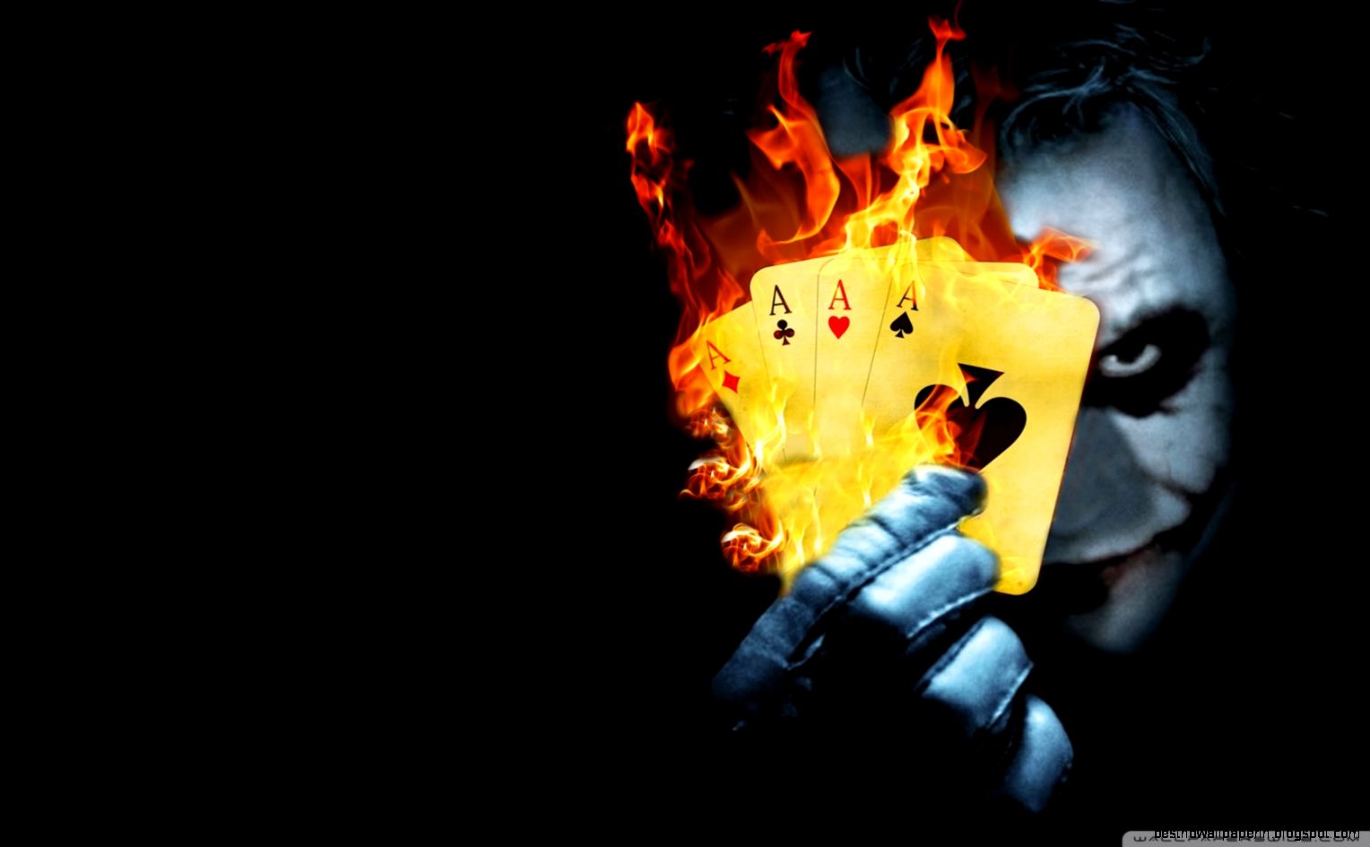 Burning Poker Joker Wallpapers  Ultimate Skirmish