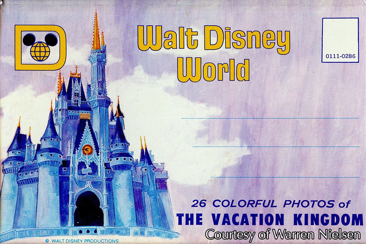 Art Of Disney Walt /& Mickey Walts Vision Disneyland Walt Disney World Postcard